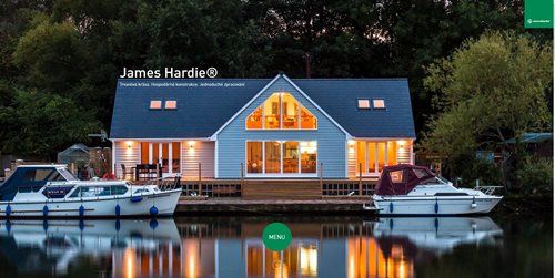 Na novém webu jameshardie.cz se podrobně seznámíte s vláknocementovými obklady James Hardie