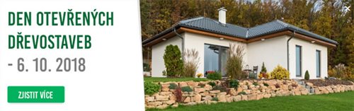 Den otevřených dřevostaveb ADMD bude letos v sobotu 6. října