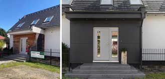 Dům před/po rekonstrukci