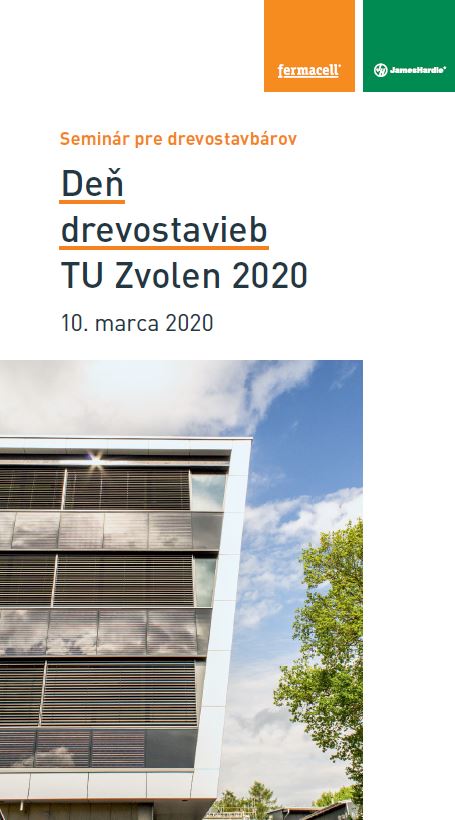 Seminár Deň drevostavieb 2020 privedie do Zvolena znalcov aj praktikov konštrukcií na báze dreva