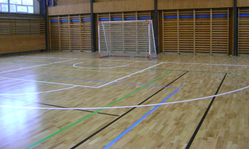 Desky fermacell se díky odolnosti vůči nárazům uplatňují v novostavbách i rekonstrukcích sportovních a víceúčelových hal 