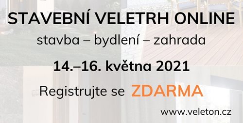 James Hardie Europe se formou on-line expozice účastní květnového Stavebního veletrhu Veleton.cz